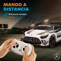 Coche Eléctrico para Niños Mercedes-AMG GT3 Evo Blanco AIYAPLAY Coche Eléctrico para Niños Mercedes-AMG GT3 Evo Blanco AIYAPLAY
