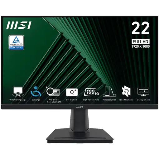 MSI Pro MP225V pantalla para PC 54,5 cm (21.4'') 1920 x 1080 Pixeles Full HD LCD