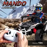 Coche Eléctrico para Niños UTV 12V con 2 Motores Blanco AIYAPLAY Coche Eléctrico para Niños UTV 12V con 2 Motores Blanco AIYAPLAY