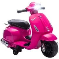 Moto Eléctrica para Niños 6V Ruedas de 6,9'' Velocidad de 2,5km/h Rosa AIYAPLAY Moto Eléctrica para Niños 6V Ruedas de 6,9'' Velocidad de 2,5km/h Rosa AIYAPLAY