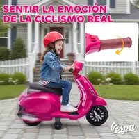 Moto Eléctrica para Niños 6V Ruedas de 6,9'' Velocidad de 2,5km/h Rosa AIYAPLAY Moto Eléctrica para Niños 6V Ruedas de 6,9'' Velocidad de 2,5km/h Rosa AIYAPLAY