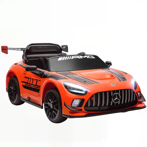 Coche Eléctrico para Niños Mercedes-AMG GT3 Evo Naranja AIYAPLAY