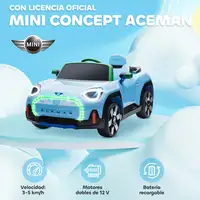 Coche Eléctrico para Niños de +3 Años MINI Concept Aceman Azul AIYAPLAY Coche Eléctrico para Niños de +3 Años MINI Concept Aceman Azul AIYAPLAY