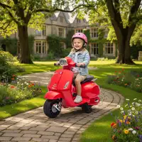 Moto Eléctrica para Niños 6V Ruedas de 6,9'' Velocidad de 2,5km/h Rojo AIYAPLAY Moto Eléctrica para Niños 6V Ruedas de 6,9'' Velocidad de 2,5km/h Rojo AIYAPLAY