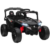 Coche Eléctrico para Niños UTV 12V con 2 Motores Negro AIYAPLAY