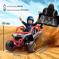 Coche Eléctrico para Niños 12V Kawasaki Teryx KRX 1000 Rojo AIYAPLAY Coche Eléctrico para Niños 12V Kawasaki Teryx KRX 1000 Rojo AIYAPLAY