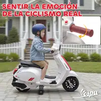 Moto Eléctrica para Niños 6V Ruedas de 6,9'' Velocidad 2,5km/h Blanco AIYAPLAY Moto Eléctrica para Niños 6V Ruedas de 6,9'' Velocidad 2,5km/h Blanco AIYAPLAY