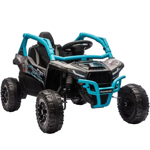 Coche Eléctrico para Niños 12V Kawasaki Teryx KRX 1000 Azul AIYAPLAY Coche Eléctrico para Niños 12V Kawasaki Teryx KRX 1000 Azul AIYAPLAY
