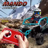 Coche Eléctrico para Niños 12V Kawasaki Teryx KRX 1000 Azul AIYAPLAY Coche Eléctrico para Niños 12V Kawasaki Teryx KRX 1000 Azul AIYAPLAY