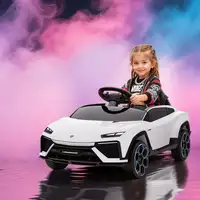 Coche Eléctrico para Niños de +3 Años Lamborghini Batería 12V Blanco AIYAPLAY Coche Eléctrico para Niños de +3 Años Lamborghini Batería 12V Blanco AIYAPLAY