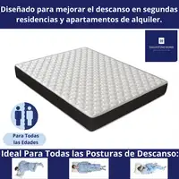 Colchón 90x190 ANATÓMICO PREMIUM Visco | Alto 18cm | Firmeza Alta