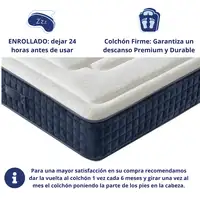 Colchón 90x190 ALTA GAMA Visco | Alto 23cm | Firmeza Alta