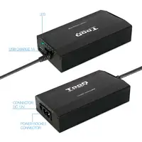 TooQ CARGADOR UNIVERSAL PORTATIL TQLC-100BS01M 100W 3 EN 1 USB