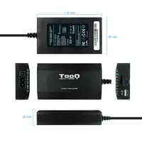 TooQ CARGADOR UNIVERSAL PORTATIL TQLC-100BS01M 100W 3 EN 1 USB