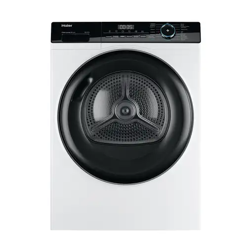 Secadora blanca con bomba de calor, 9 kg, I-Pro Series 3 HD90-A2939 HAIER