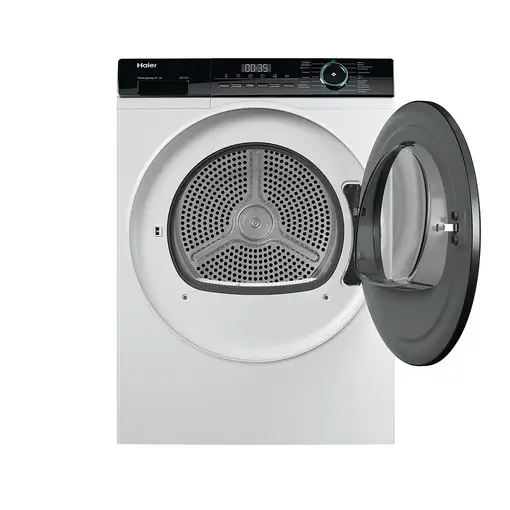 Secadora blanca con bomba de calor, 9 kg, I-Pro Series 3 HD90-A2939 HAIER