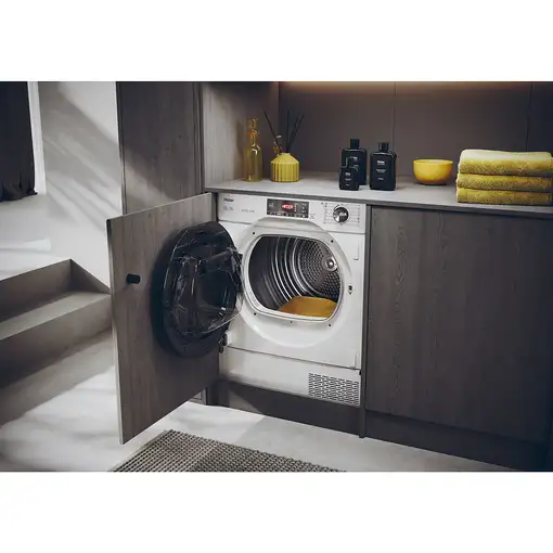 Secadora integrable con bomba de calor, 7 Kg, HDBI H7A2TBEX-S HAIER