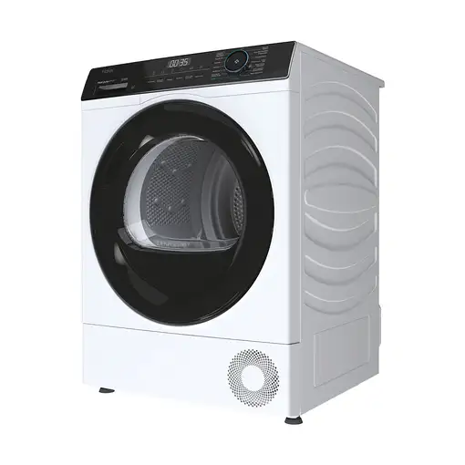 Secadora blanca con bomba de calor, 10 kg, I-Pro Series 3 HD100-A2939E-IB HAIER