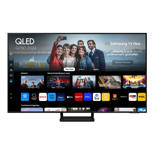 Televisor QLED 55'' 4K Ultra HD Negro Smart TQ55Q70DATXXC SAMSUNG