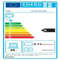 Cocina independiente cerámico 4 zone(s) horno eléctrico Blanco 40297957 TEKA Cocina independiente cerámico 4 zone(s) horno eléctrico Blanco 40297957 TEKA