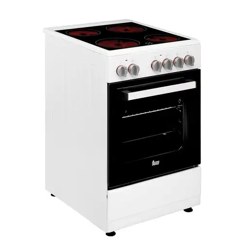 Cocina independiente cerámico 4 zone(s) horno eléctrico Blanco 40297957 TEKA