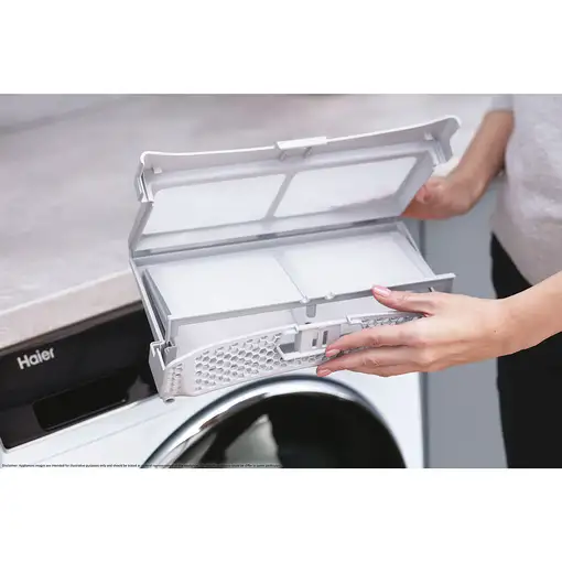 Haier HD90-A3939 secadora Independiente Carga frontal 9 kg Blanco