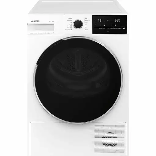 Smeg DNP93SLES secadora Independiente Carga frontal 9 kg Blanco