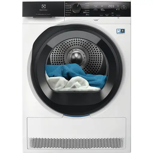 Electrolux EW7H48GY secadora Independiente Carga frontal 8 kg Negro, Blanco Electrolux EW7H48GY secadora Independiente Carga frontal 8 kg Negro, Blanco