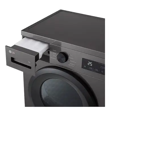 LG RHA1008NDK secadora Independiente Carga frontal 8 kg Plata