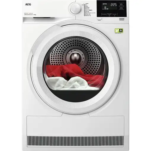 AEG Series 8000 TR818A2PB secadora Independiente Carga frontal 8 kg Blanco