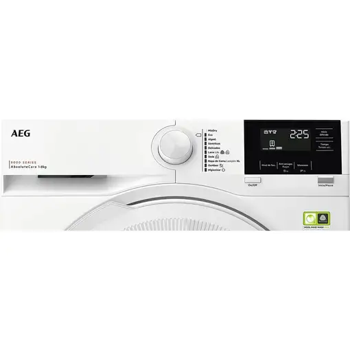 AEG Series 8000 TR818A2PB secadora Independiente Carga frontal 8 kg Blanco