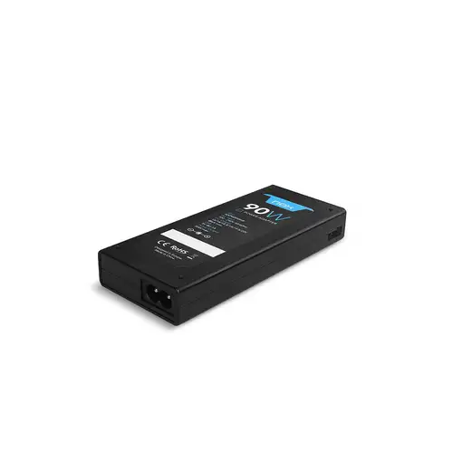 NOX NXPWR90NB adaptador e inversor de corriente Interior 90 W Negro