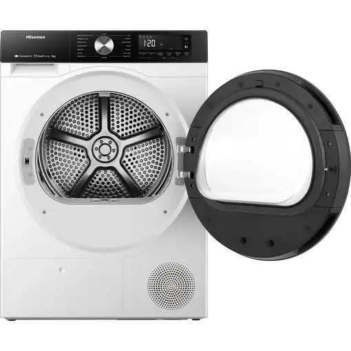 Hisense DH3S902BW3 secadora Independiente Carga frontal 9 kg Blanco