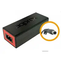 Approx appA01 adaptador e inversor de corriente Interior 90 W Negro, Rojo