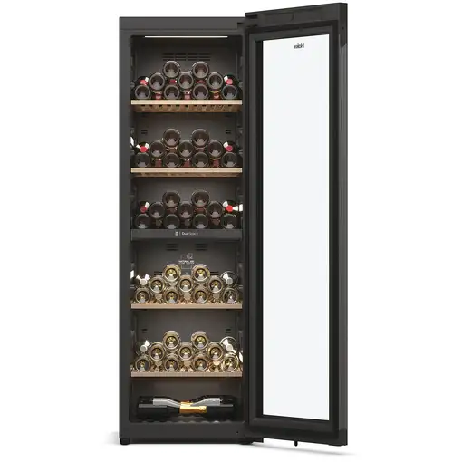 Haier Wine Bank 60 Serie 7HWS236GDEH1 Nevera vino Independiente Negro 236 botellas