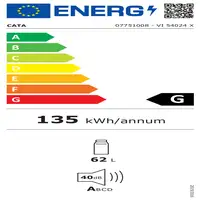 CATA VI 54024 X Integrado Acero inoxidable 28 botella(s) CATA VI 54024 X Integrado Acero inoxidable 28 botella(s)