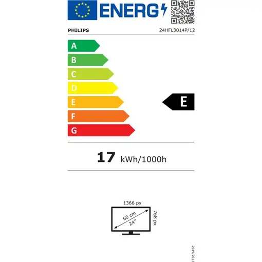 Televisor LED 24'' HD Negro 24HFL3014P/12 PHILIPS