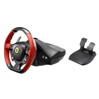 Thrustmaster ferrari 458 spider volante + pedales xbox one negro, rojo