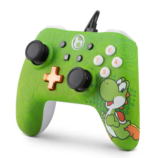 PowerA Yoshi Verde, Blanco USB Gamepad Analógico/Digital Nintendo Switch