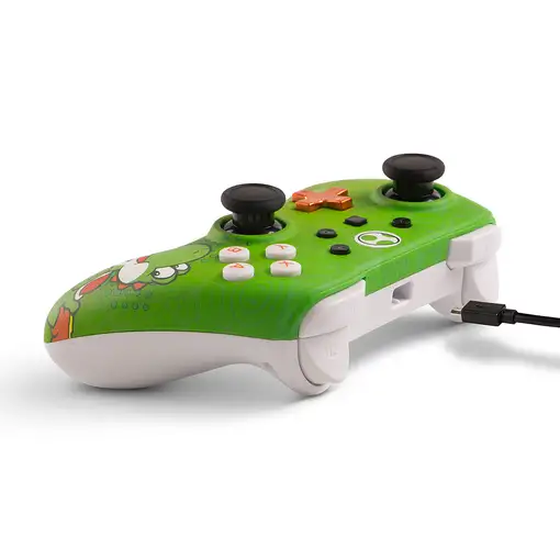 PowerA Yoshi Verde, Blanco USB Gamepad Analógico/Digital Nintendo Switch