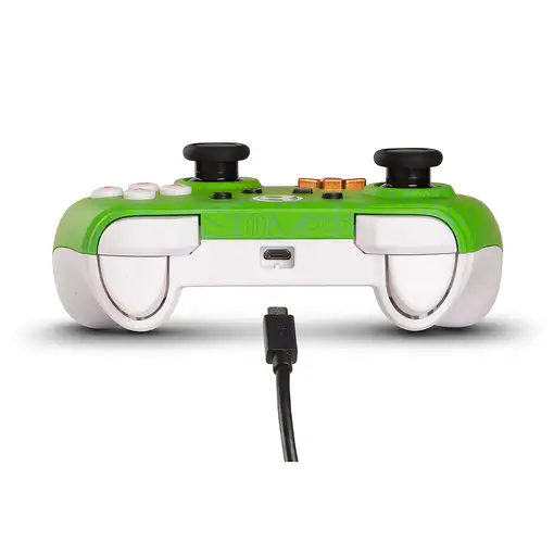 PowerA Yoshi Verde, Blanco USB Gamepad Analógico/Digital Nintendo Switch