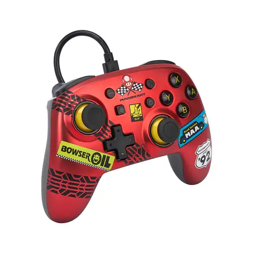 PowerA NSGP0124-01 mando y volante Rojo USB Gamepad Analógico Nintendo Switch