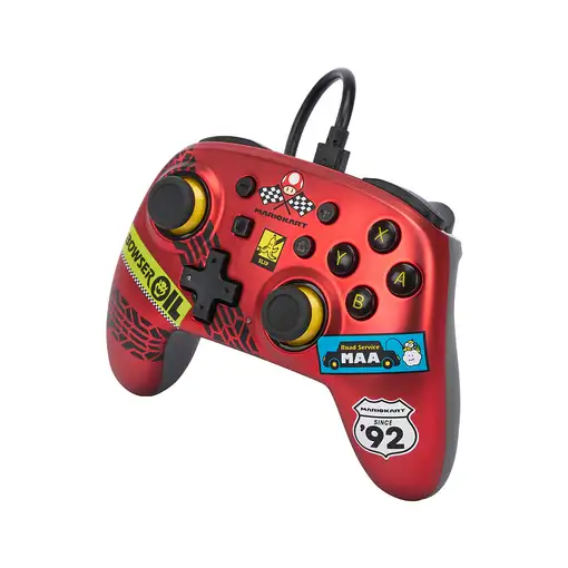PowerA NSGP0124-01 mando y volante Rojo USB Gamepad Analógico Nintendo Switch
