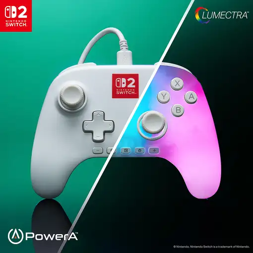 PowerA Advantage Blanco USB Gamepad Analógico/Digital Nintendo Switch 2