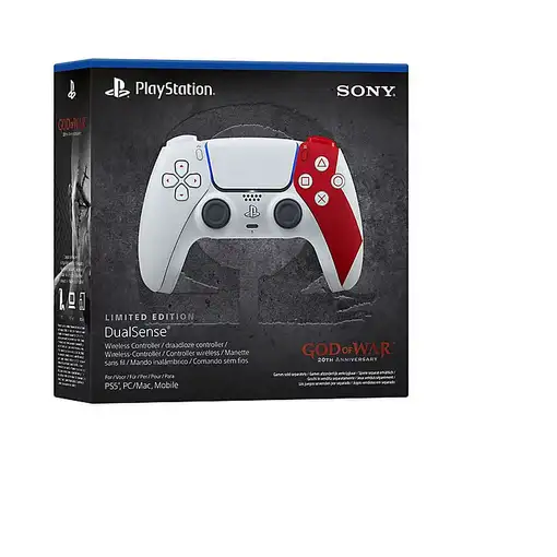 Sony DualSense - God of War 20th Anniversary Limited Edition Rojo, Blanco Bluetoo