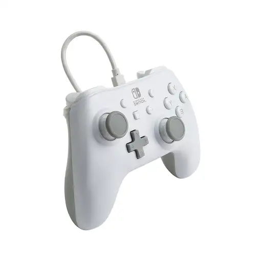 PowerA 1517033-01 mando y volante Gris, Blanco USB Gamepad Analógico Nintendo Swi