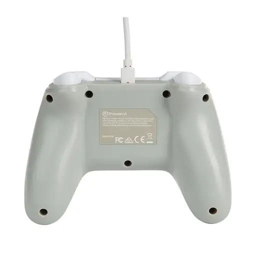 PowerA 1517033-01 mando y volante Gris, Blanco USB Gamepad Analógico Nintendo Swi
