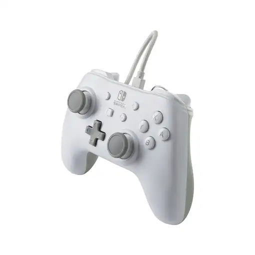 PowerA 1517033-01 mando y volante Gris, Blanco USB Gamepad Analógico Nintendo Swi