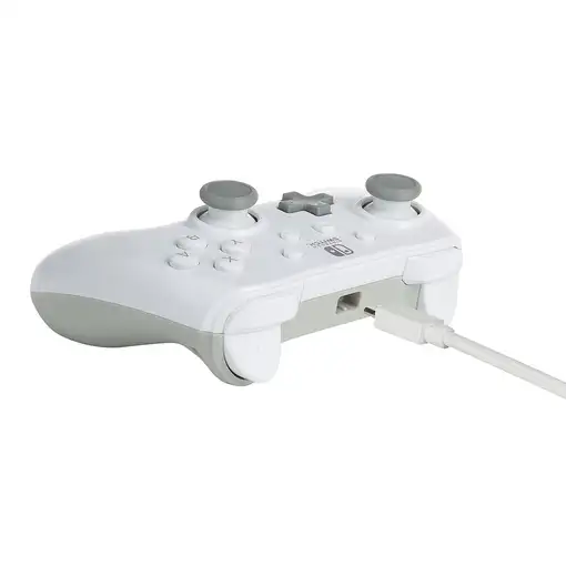PowerA 1517033-01 mando y volante Gris, Blanco USB Gamepad Analógico Nintendo Swi