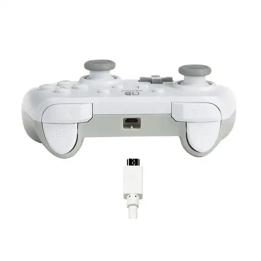 PowerA 1517033-01 mando y volante Gris, Blanco USB Gamepad Analógico Nintendo Swi